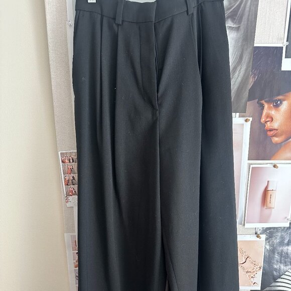COS baggy wide leg black pants - Picture 1 of 3
